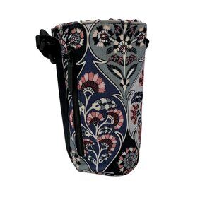 Vera Bradley Blue & Multicolor Paisley Water Bottle Crossbody Bag
